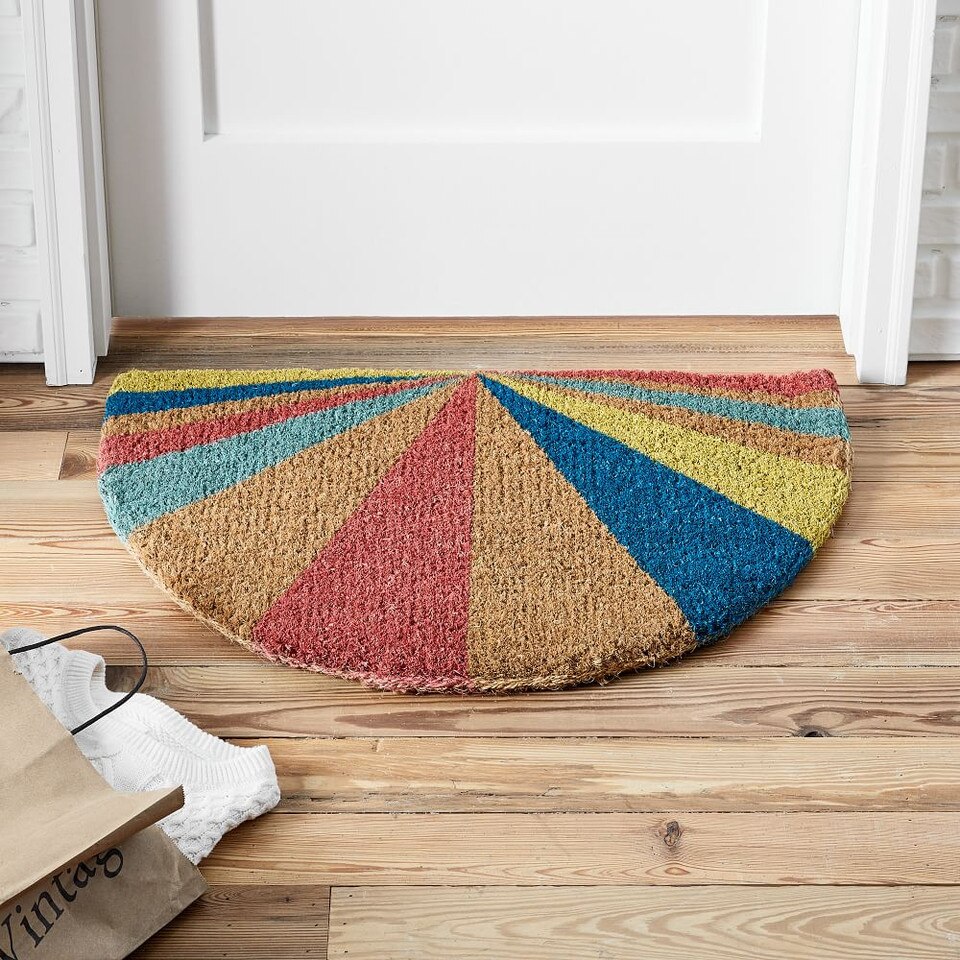 Sunray SemiCircle Doormat West Elm Australia
